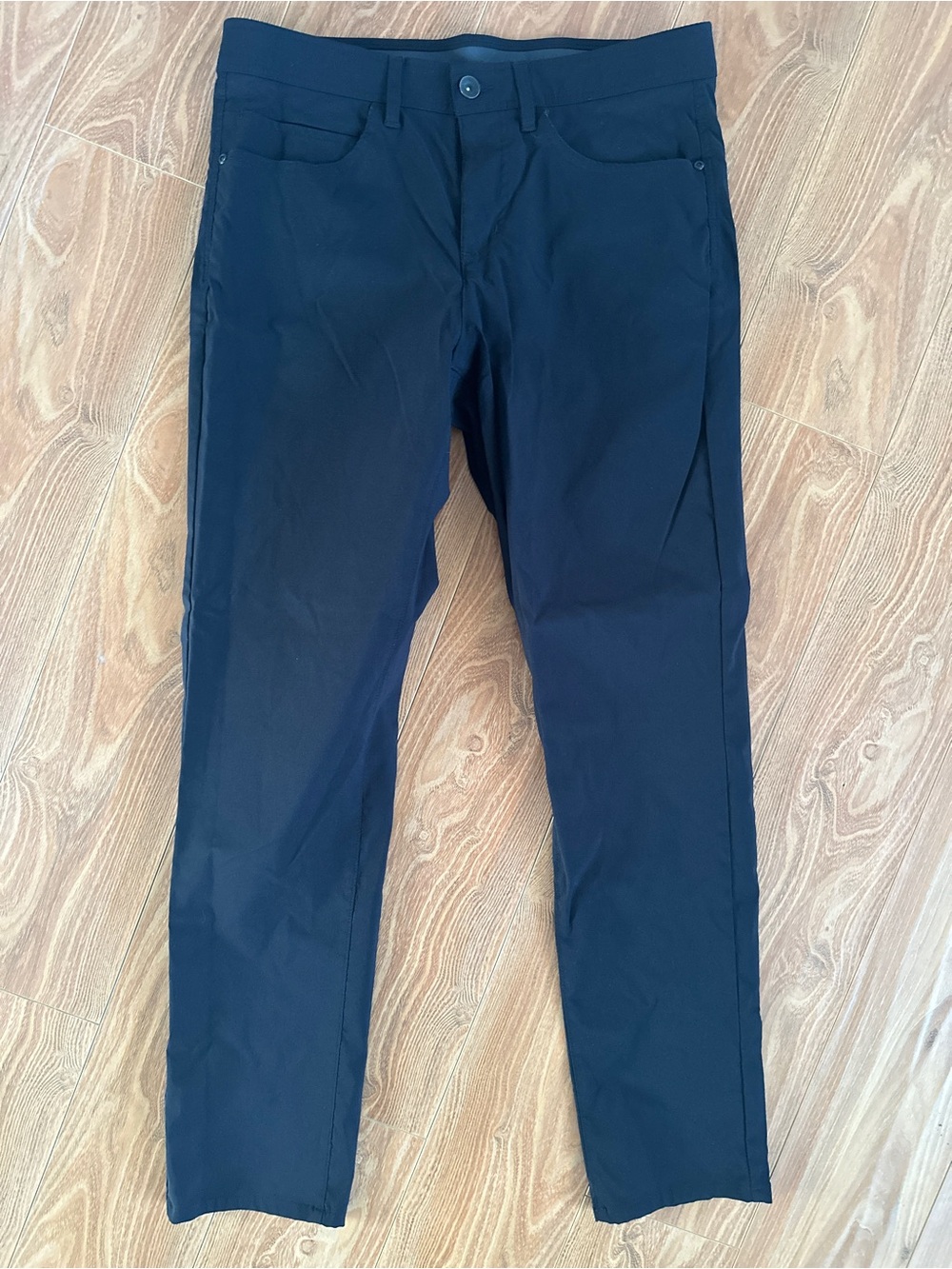 Men's Black Casual Stretch Pants